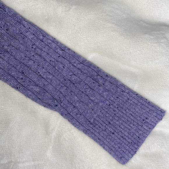 Purple Cable Knit Sweater - Picture 9 of 9
